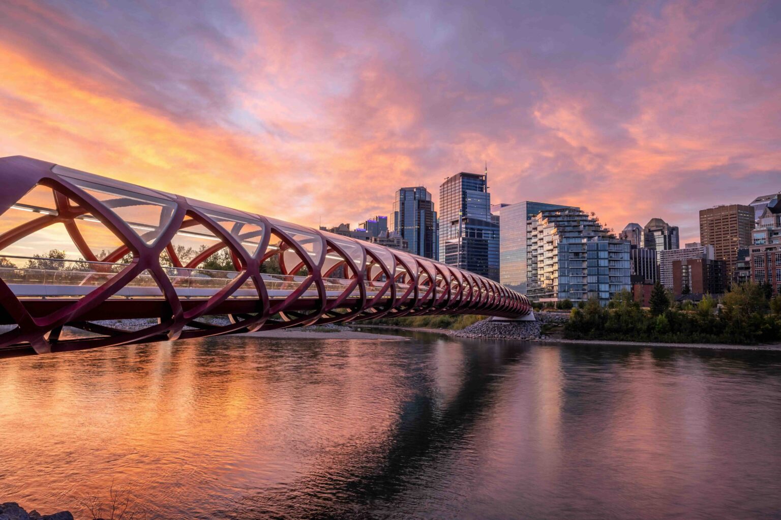 Peace-Bridge-Over-the-Bow-River-Calgary-Alberta